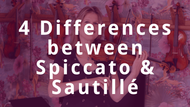 4 Differences between Spiccato and Sautillé on the Violin | Violin Lounge TV #326