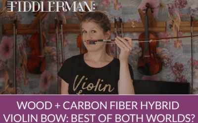 Wood + Carbon Fiber Hybrid Violin Bow: Best of Both Worlds? | Violin Lounge TV #335