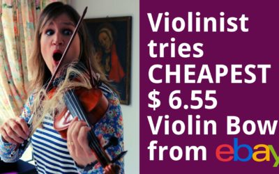 Buying the CHEAPEST VIOLIN BOW on eBay for $ 6 – Any good? | Violin Lounge TV #341