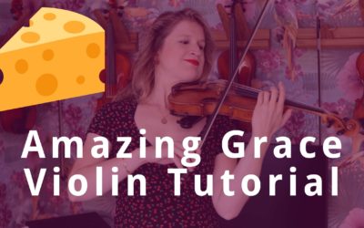 My Own Cheesy AMAZING GRACE Version | Violin Tutorial | Violin Lounge TV #348