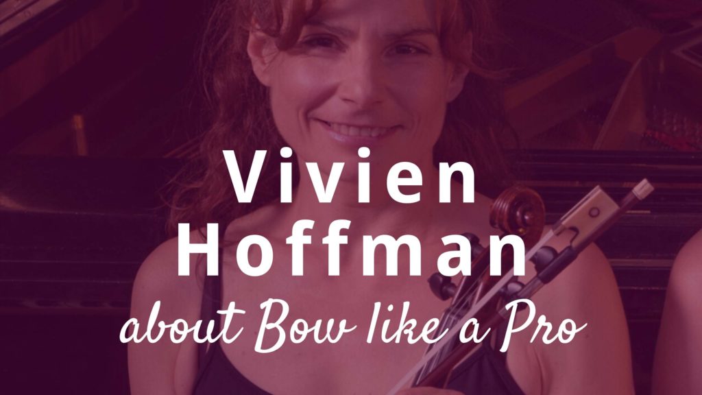 Violin lessons with concert violinist Vivien Hoffman
