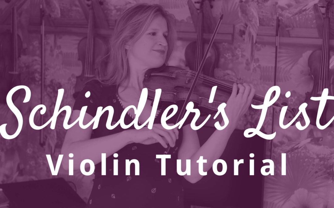 How to Play Schindler’s List Violin Solo Theme by John Williams | Violin Lounge TV #352