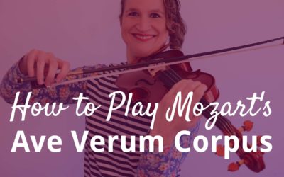 Mozart – Ave Verum Corpus – Violin Tutorial | Violin Lounge TV #359