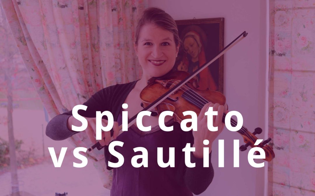 Switch between SPICCATO and SAUTILLÉ Violin Bow Technique | Violin Lounge TV #360
