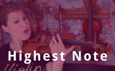 What’s the Highest Note on the Violin | Violin Lounge TV #366