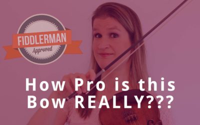 PRO or NO? Testing the Fiddlerman Pro Series Violin Bow | Violin Lounge TV #374