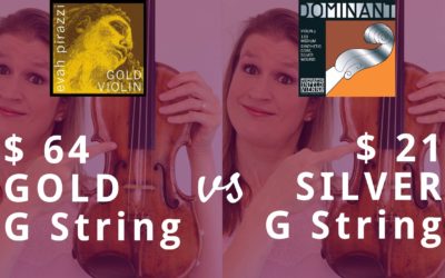 Silver vs Gold Violin G String: Can you hear the difference? | Violin Lounge TV #376