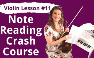 FREE Violin Lesson #11 How to Read Music Notes for Violin | EASY BEGINNER TUTORIAL