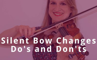 Seamless BOW CHANGES on the VIOLIN: Do’s and Don’ts | Violin Lounge TV #382