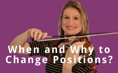 To Shift or NOT to Shift: How to know when to change positions on the violin? | Violin Lounge TV #383