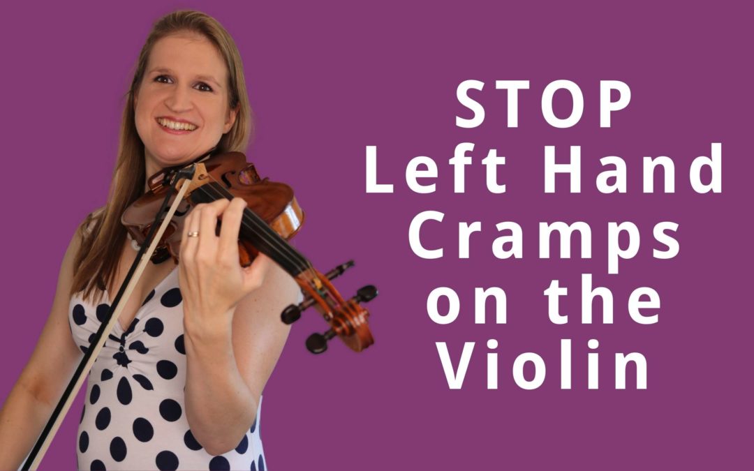 How to Stop Left Hand Cramping and Squeezing on the Violin | Violin Lounge TV #388