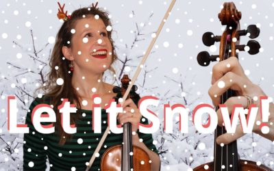Frank Sinatra LET IT SNOW Play Along Violin Tutorial