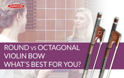 Round vs Octagonal Arcus Violin Bow Review | Violin Lounge TV #409
