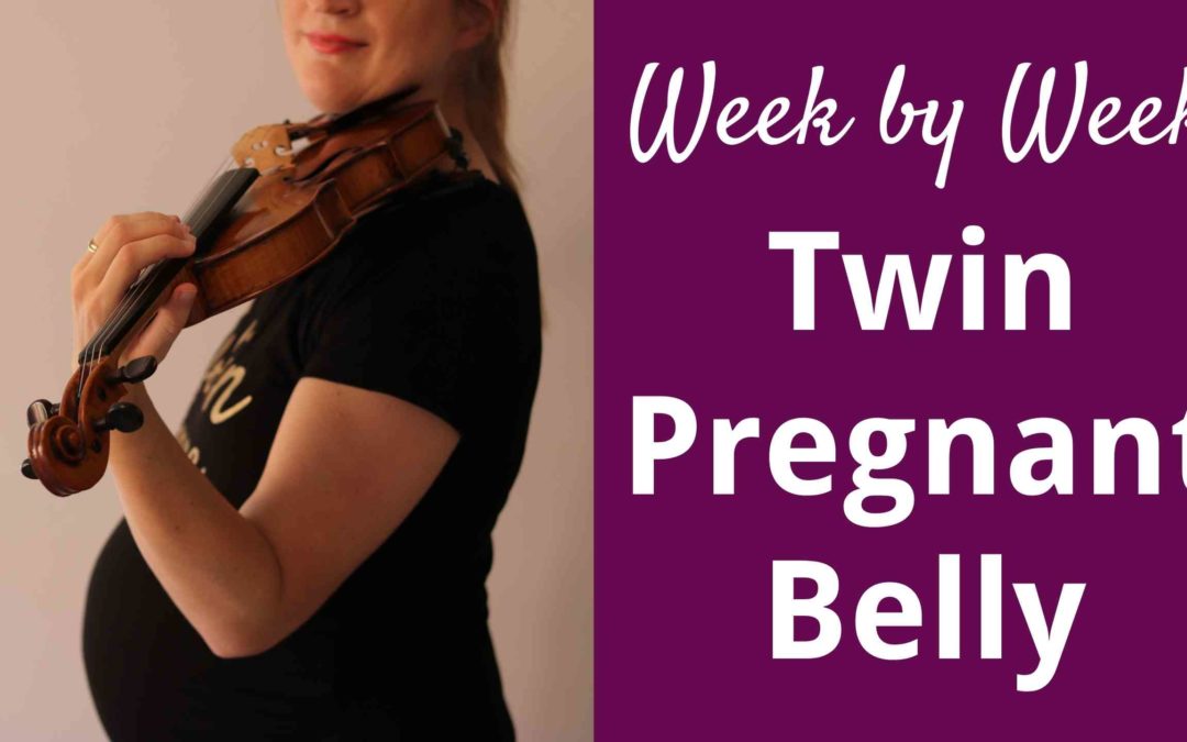 Twin Pregnancy Belly Week by Week