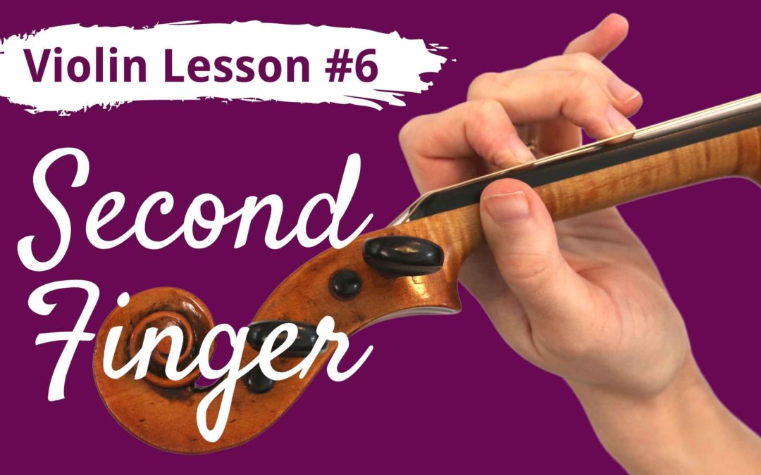 FREE Violin Lesson #6 for Beginners | SECOND FINGER