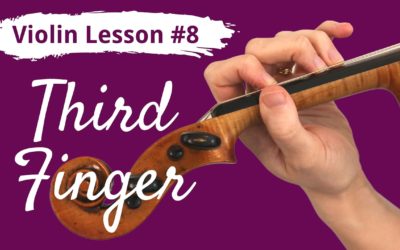 FREE Violin Lesson #8 for Beginners | THIRD FINGER
