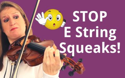 6 Tips to STOP that SQUEAKY E String as a Beginner Violinist | Violin Lounge TV #413