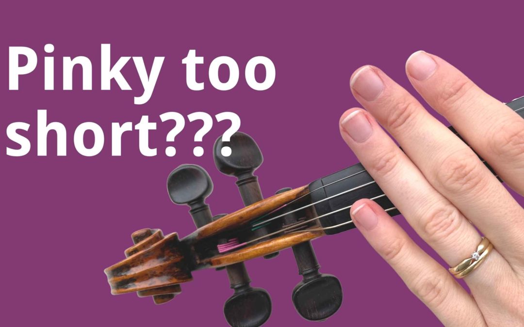 Feel your left pinky is too short for violin playing? Here’s the solution! | Violin Lounge TV #415