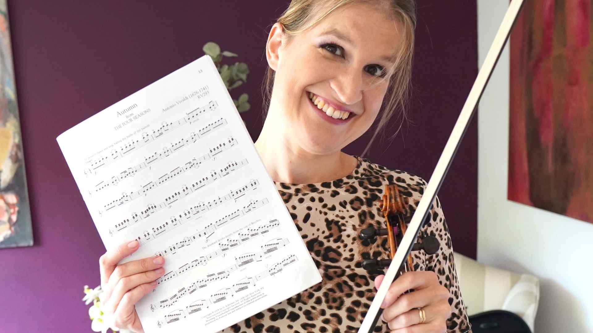 Watch me Practice Vivaldi Autumn Violin Lounge TV 439 Violin Lounge