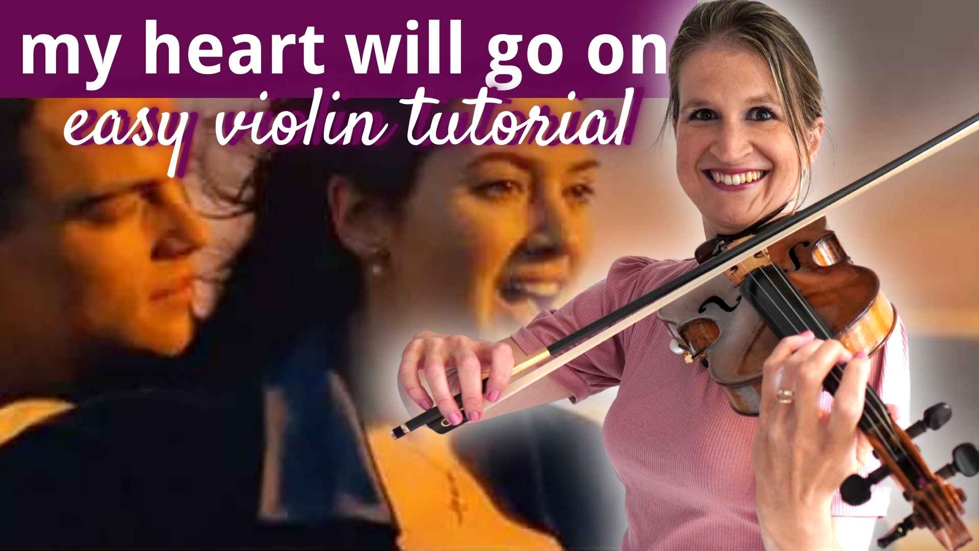 My Heart Will Go On - Titanic - Easy Beginner Violin Tutorial | Violin  Lounge TV #440 - Violin Lounge