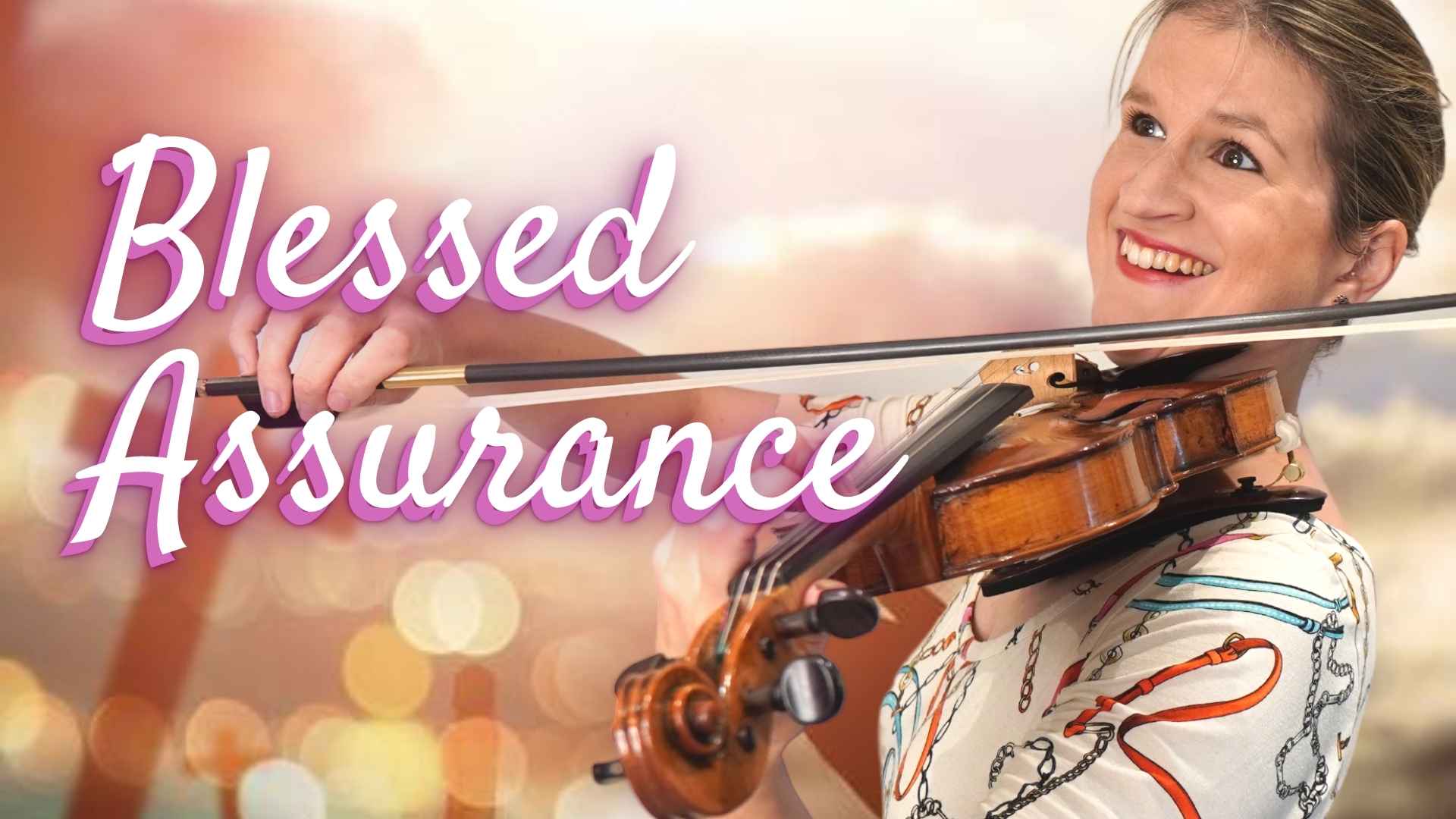 How to Play BLESSED ASSURANCE on the Violin Violin Lounge TV 442 Violin Lounge