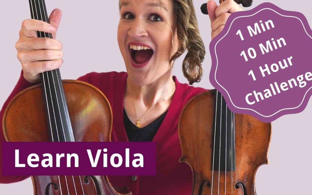Play VIOLA as a Violinist | 1 Min, 10 Min, 1 Hour Challenge | Violin Lounge TV #447