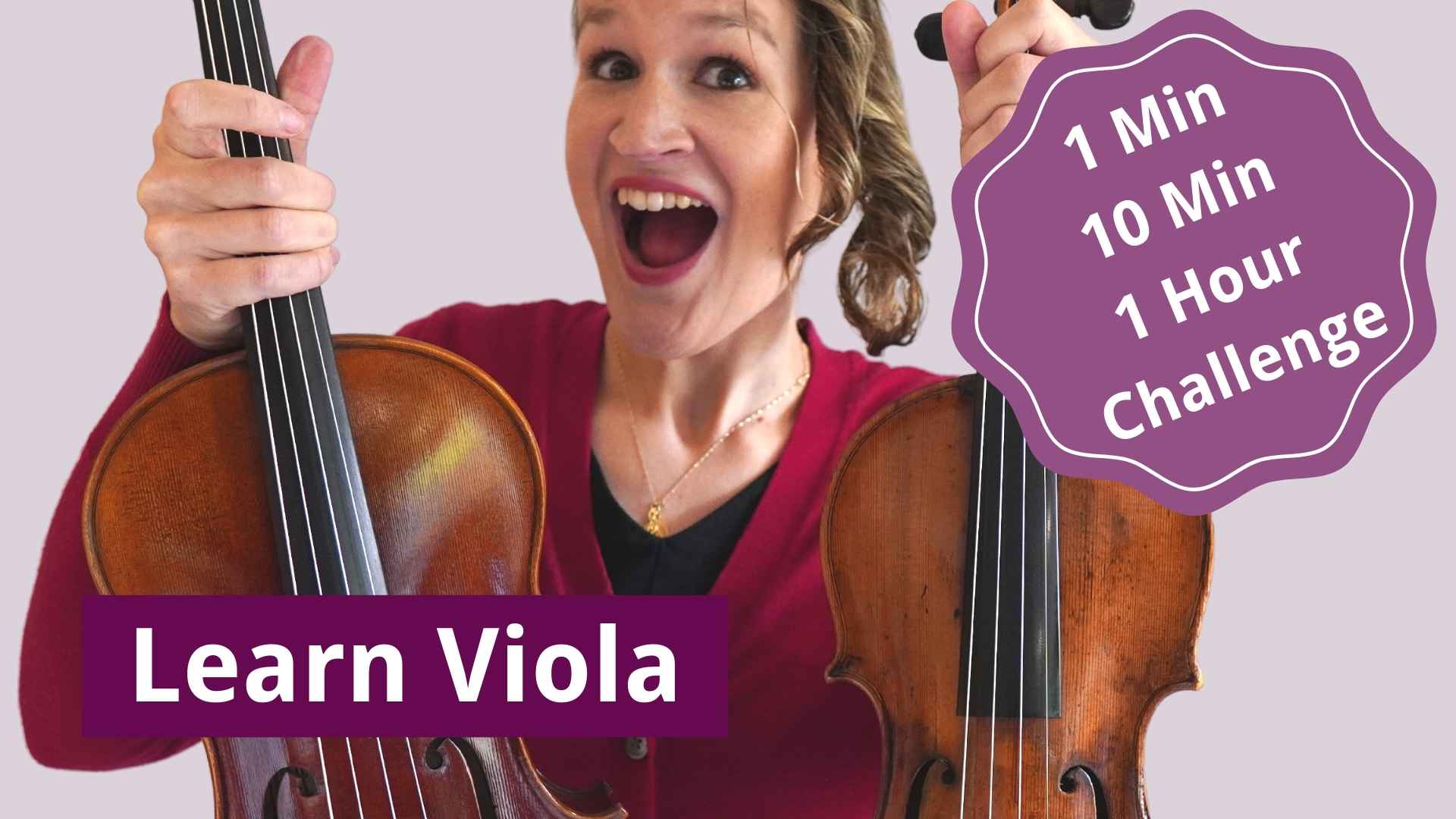 Play Viola As A Violinist 1 Min 10 Min 1 Hour Challenge Violin