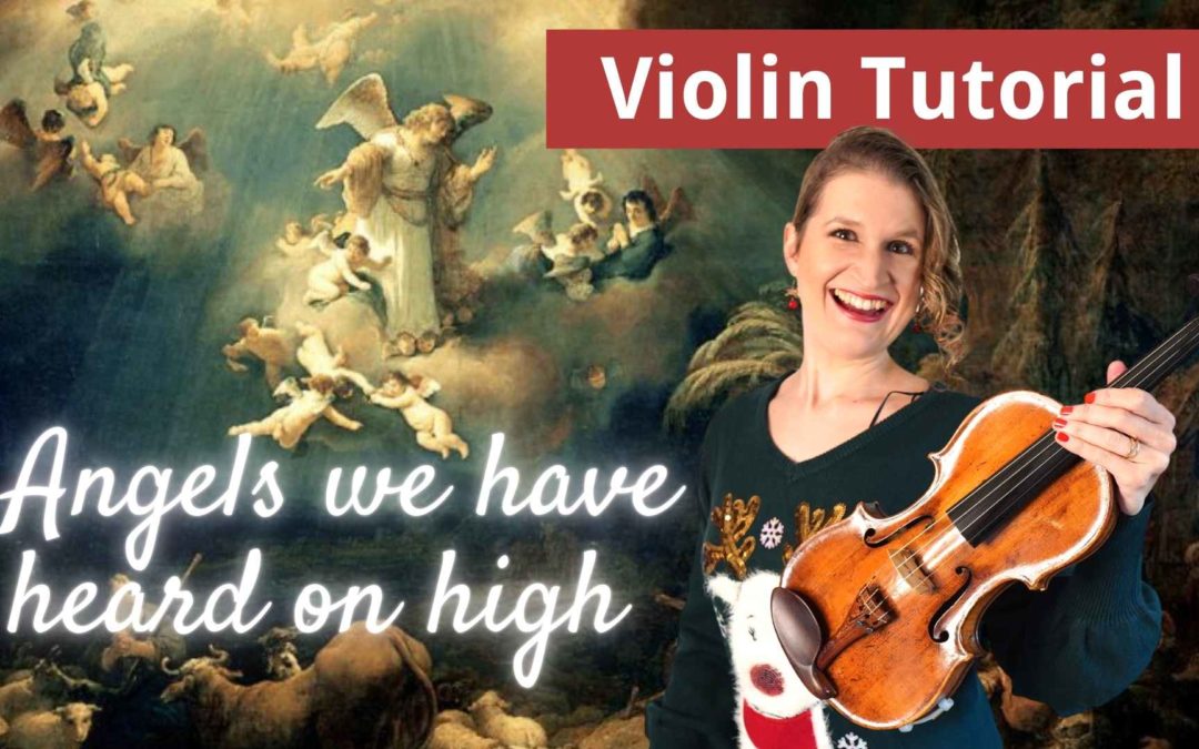 Angels We Have Heard on High violin tutorial
