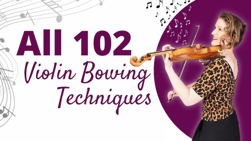 all 102 violin bowing techniques