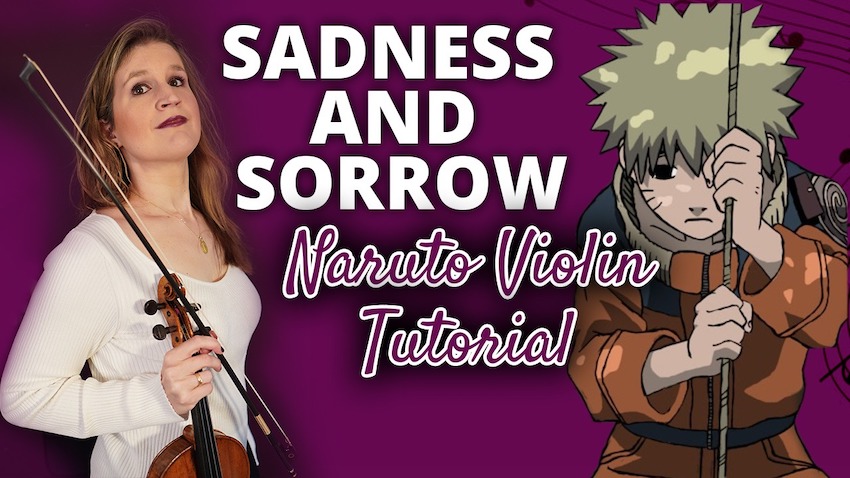 Sadness and Sorrow Naruto Violin Tutorial | Violin Lounge TV #463