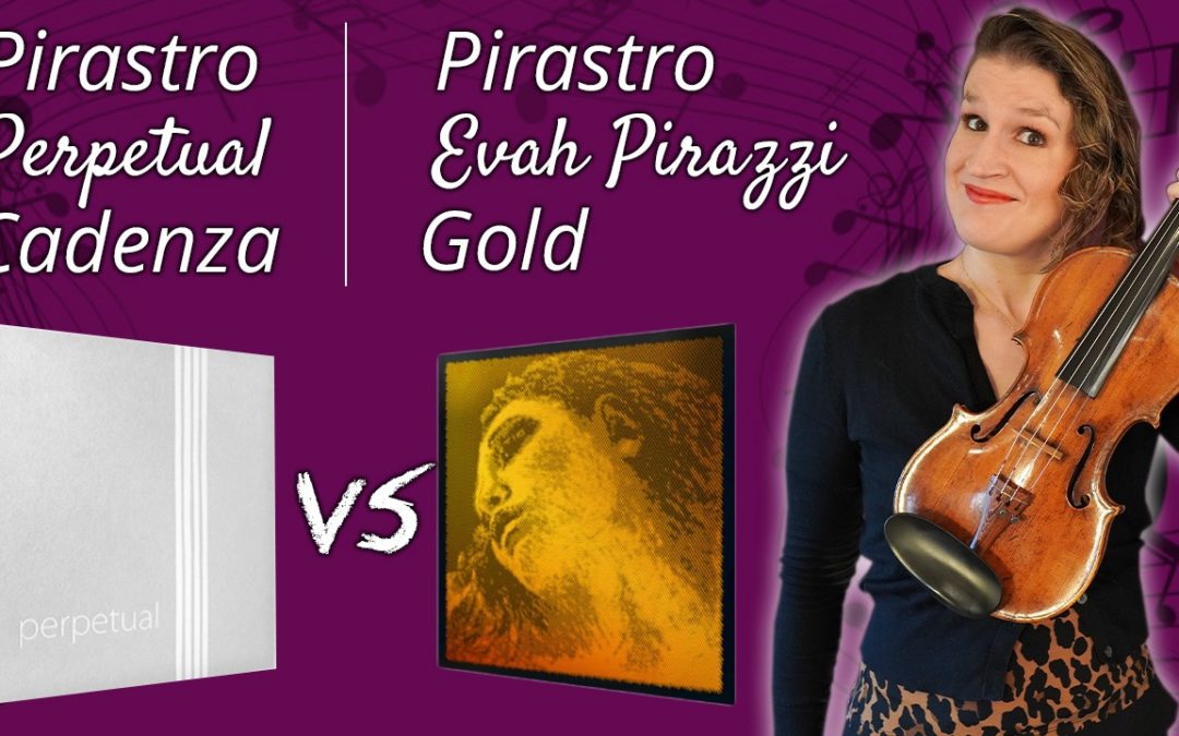 Violin String Review: Pirastro Perpetual Cadenza vs Evah Pirazzi Gold | Violin Lounge TV #461