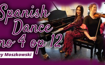Spanish Dance no 4 op 12 by Moszkowski (violin and piano)