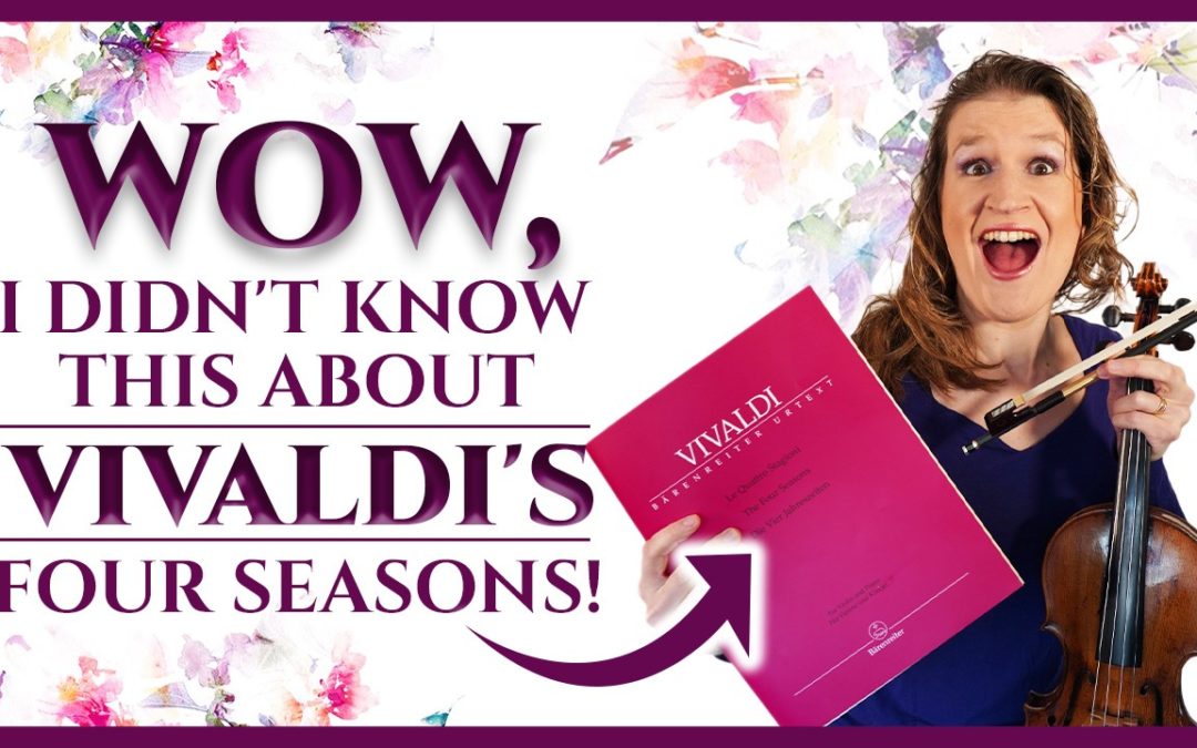 Wow, I didn’t know THIS about Vivaldi’s Four Seasons! | Violin Lounge TV #465