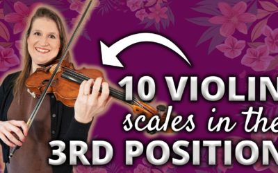 10 Violin Scales in the 3rd Position