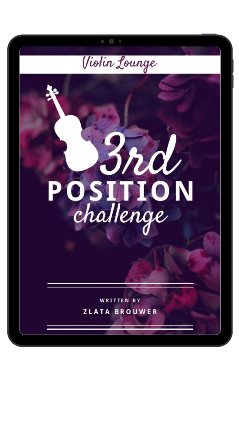 3rd Position Violin Notes and Finger Chart - Violin Lounge