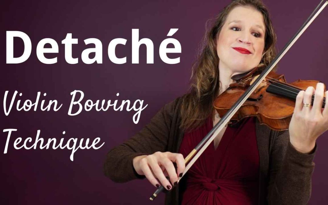 Detaché Bowing: Default Violin Bow Stroke