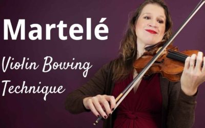 Martelé violin bow stroke explained