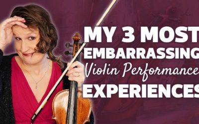 My 3 Most Embarrassing Violin Performance Experiences | Violin Lounge TV #509
