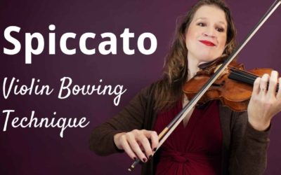 Spiccato Bowing on the Violin