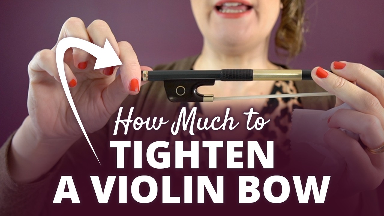 How Much to Tighten a Violin Bow Violin Lounge TV 506 Violin Lounge