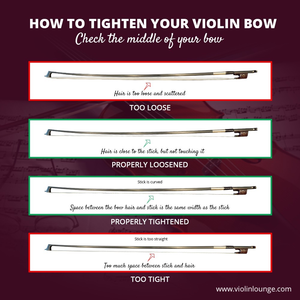 how to tighten your violin bow url