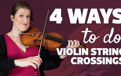 Violin String Crossings: 4 Different Techniques | Violin Lounge TV #511
