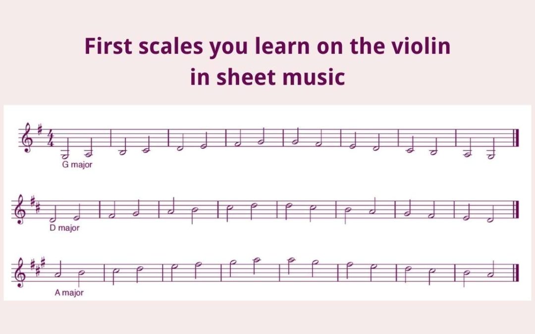 5 Easy Violin Scales for Beginners with Sheet Music and Violin Tabs