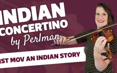 Indian Concertino by Perlman 1st Mov violin play along | Violin Lounge TV #521