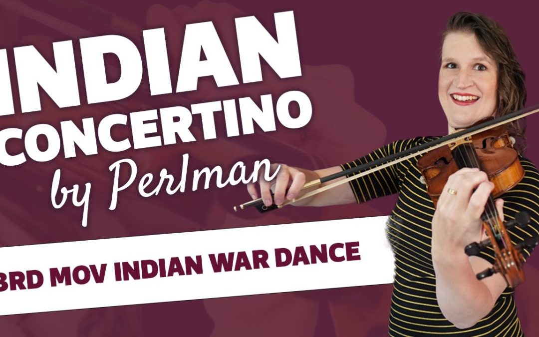 Indian Concertino by Perlman 3rd Mov violin play along | Violin Lounge TV #527