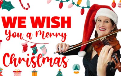 We Wish You a Merry Christmas | Easy Beginner Violin Christmas Play Along