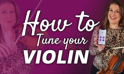 Complete Guide to Tune your Violin + FREE Online Tuner | Violin Lounge TV #547