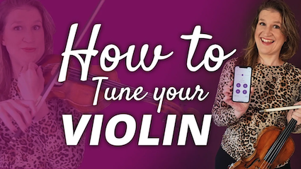 Complete Guide to Tune your Violin + FREE Online Tuner | Violin Lounge TV #547