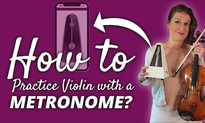 How to Practice Violin with a Metronome + FREE online metronome | Violin Lounge TV #548