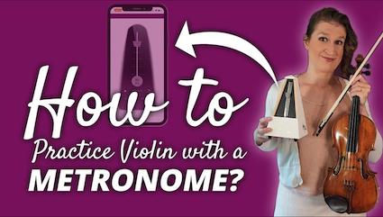 How to Practice Violin with a Metronome + FREE online metronome | Violin Lounge TV #548